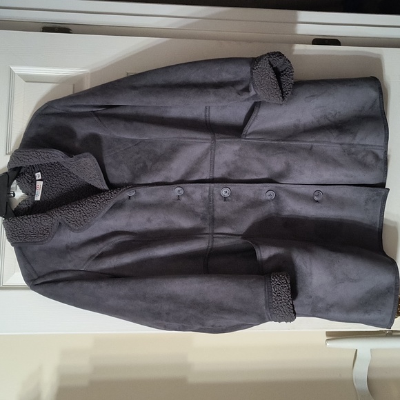Denim&Co Jackets & Blazers - Denim & Company Suede Coat